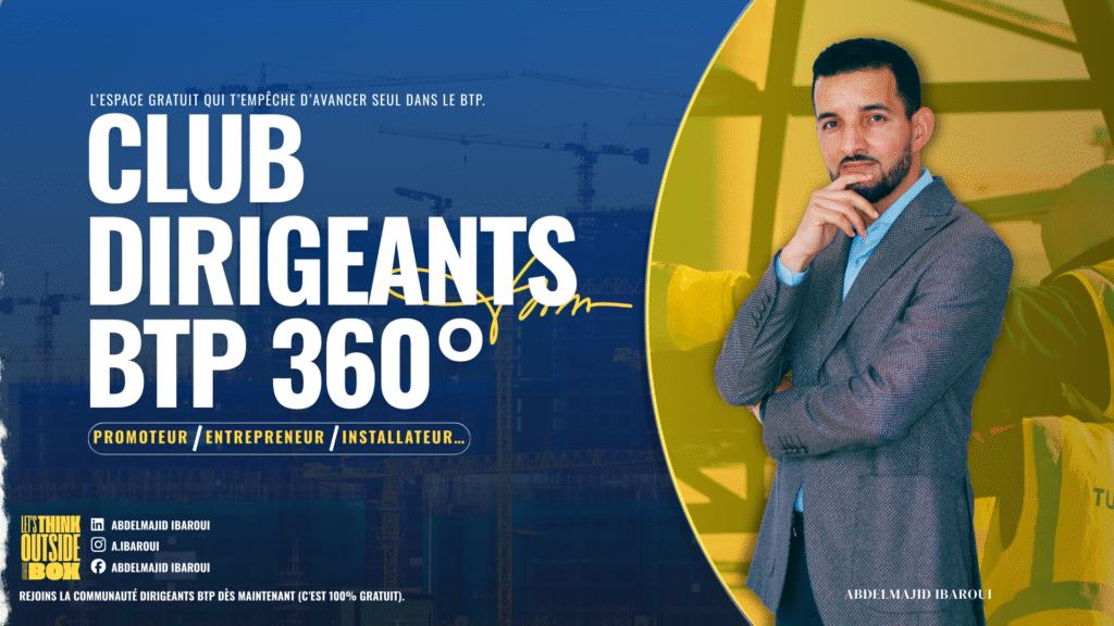 le club dirigeants BTP Pour les professionnels du BTP